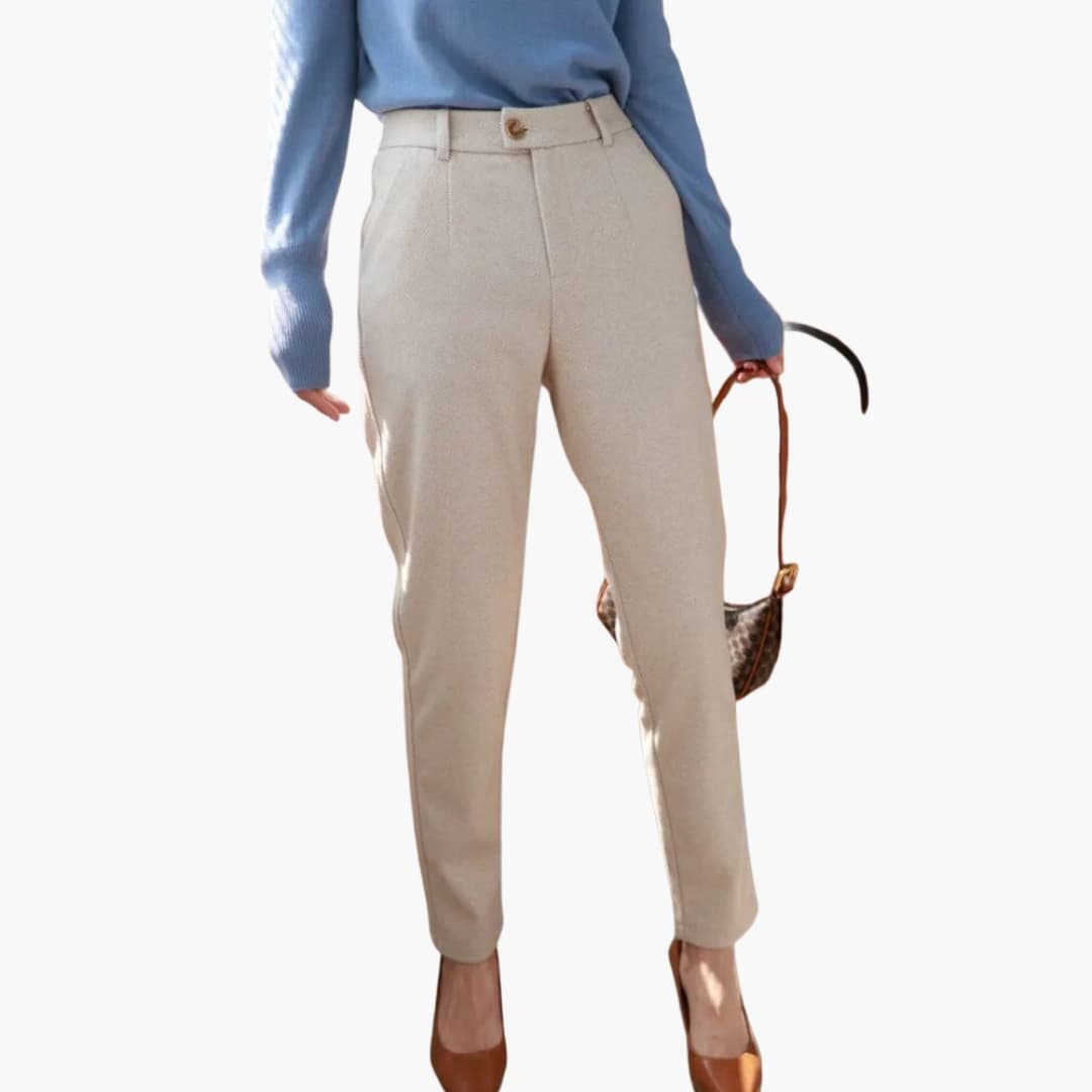 High-Waist Pants – Side Pockets