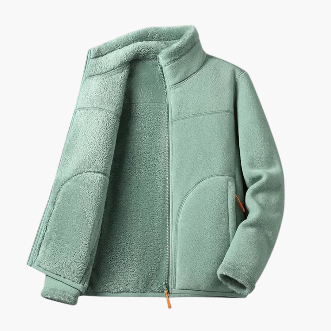 Fleece Jacket – Zip Closure – Front Pockets