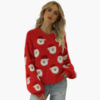 Pullover Sweater – Round Neck – Festive Pattern