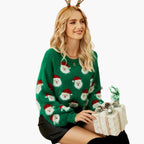 Pullover Sweater – Round Neck – Festive Pattern