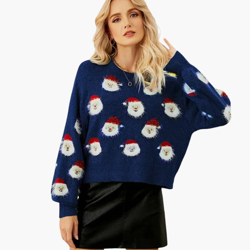 Pullover Sweater – Round Neck – Festive Pattern