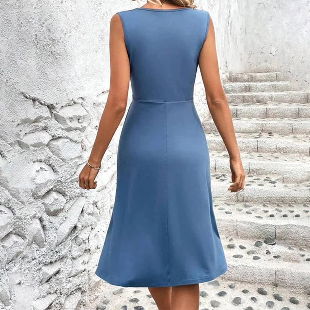 A-Line Summer V-neck Dress for Women