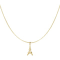 Eiffel Elegance Necklace Gold – Paris-Inspired Minimalist Pendant