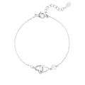 Forever Hearts & Pearl Bracelet Silver – Romantic Pearl and Heart Jewelry