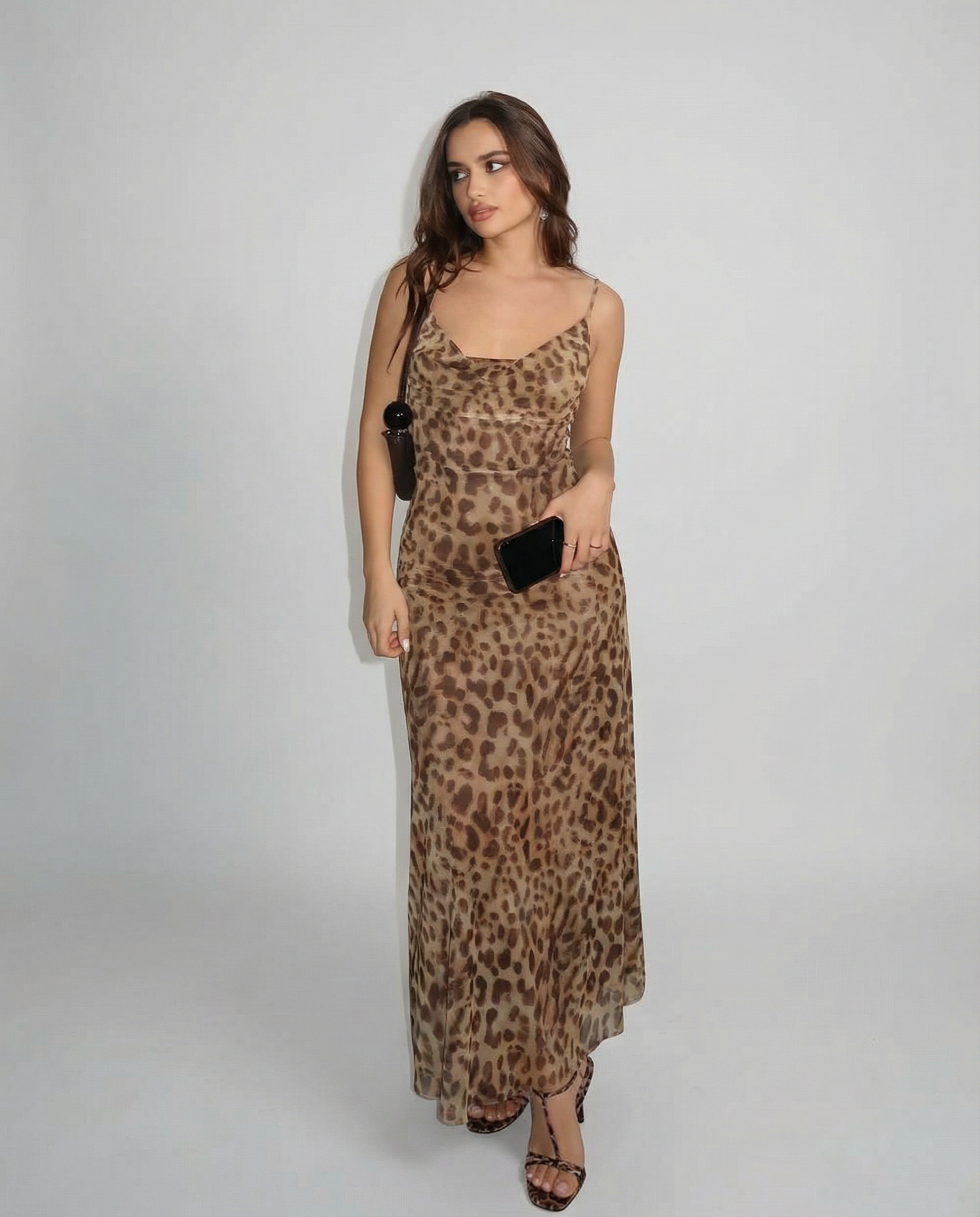 Leopard Print Swing Dress – Playful Ruffled Summer Party Outfit