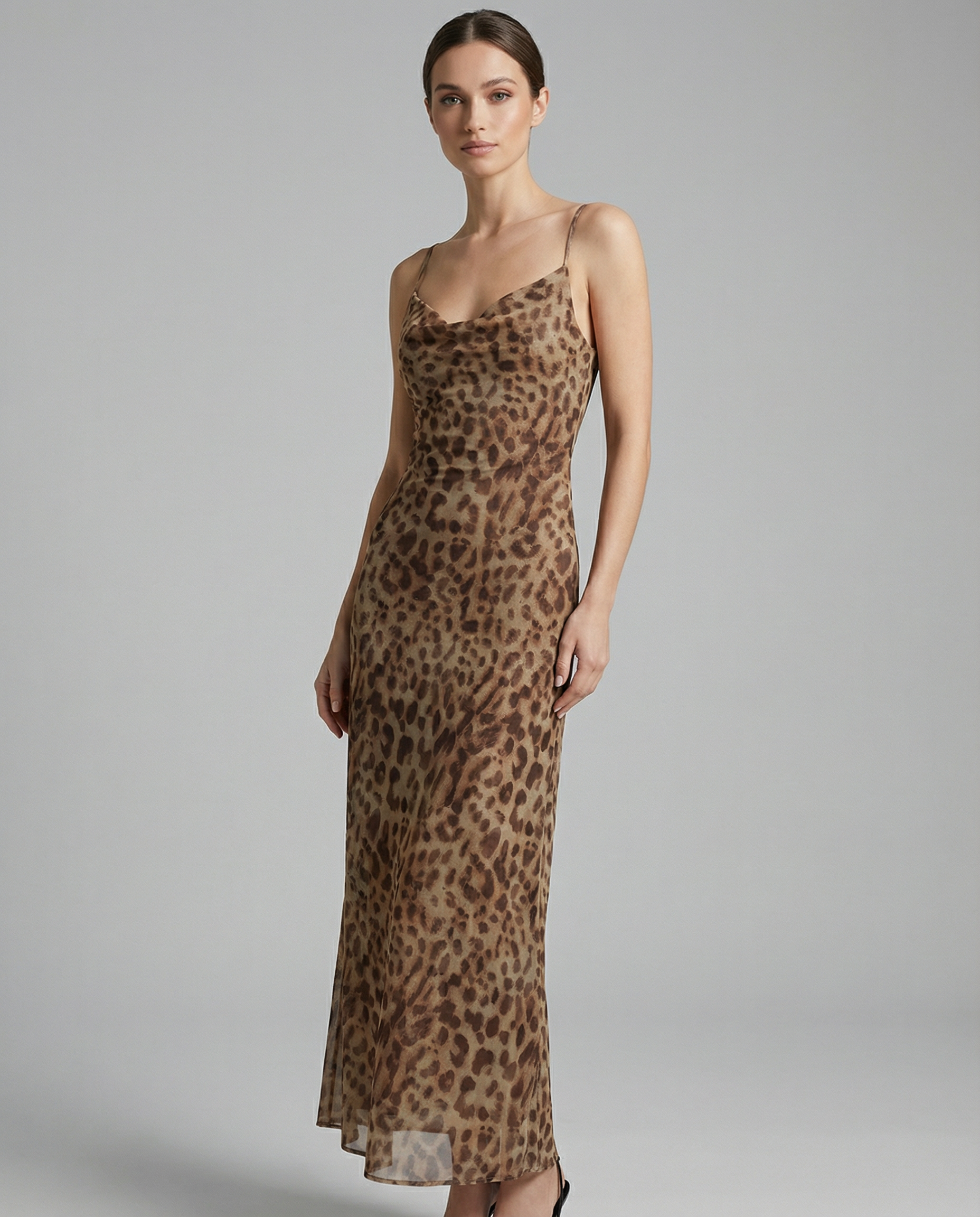 Leopard Print Swing Dress – Playful Ruffled Summer Party Outfit