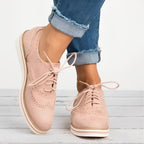 Oxford Lace-Up Shoes with Cut-Out Details