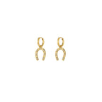 Horseshoe Gold Plated Earrings for Women