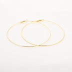 Classic Big Gold Hoop Earrings for Women