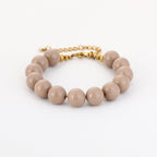Neutral Chic Bracelet Gold – Minimalist Beige-Tone Jewelry