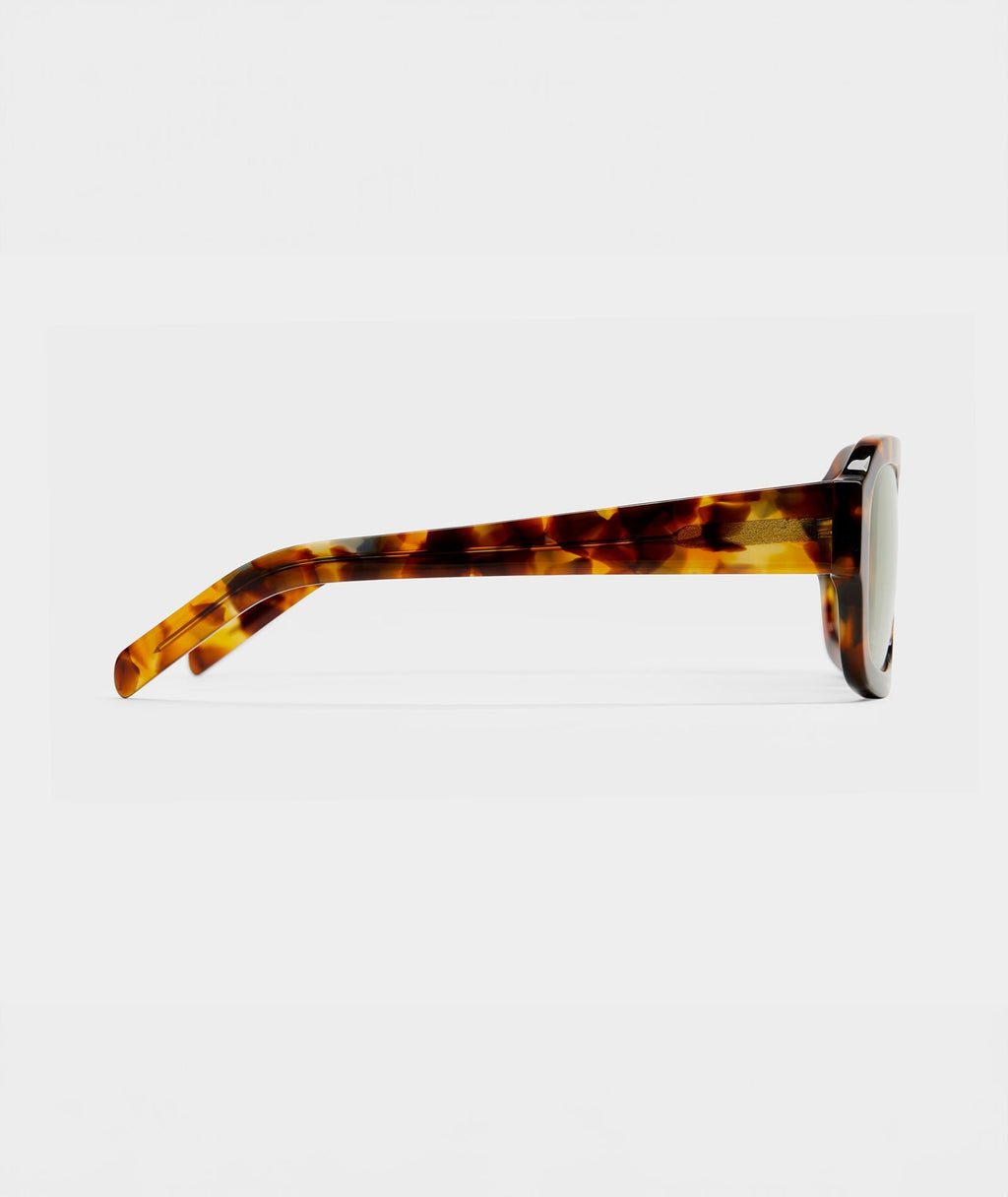 Women’s Resort-Style Sunglasses with Tortoise Frame & Sage Lenses
