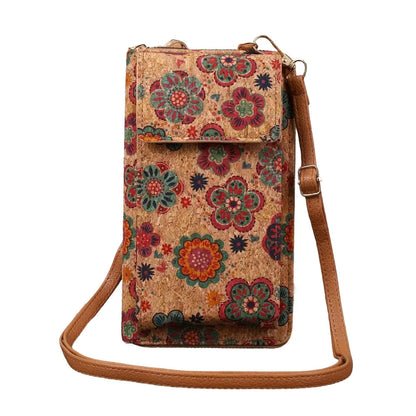 Boho Floral Crossbody Wallet
