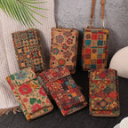 Boho Floral Crossbody Wallet