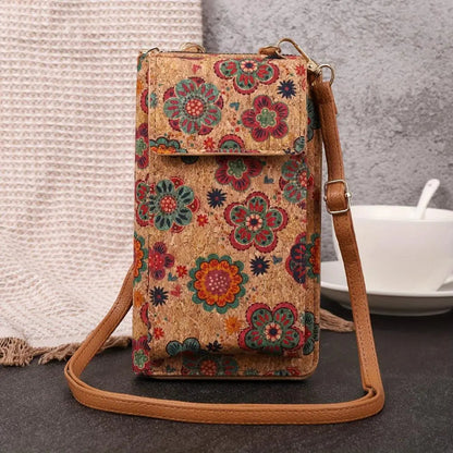 Boho Floral Crossbody Wallet