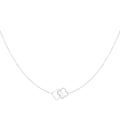 Linked Luck Necklace Silver – Minimalist Chain with Lucky Charms