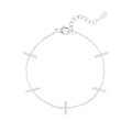 Multiple Bars Bracelet Silver – Sleek Minimalist Bar Chain Jewelry