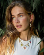 Nature Calls Charm Necklace Gold – Leaf Pendant Boho Jewelry