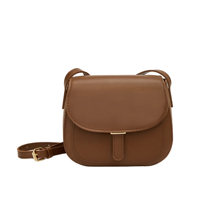 Retro Saddle Leather Crossbody Bag