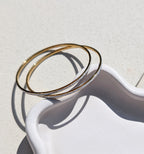 Small Rhinestone Bangle Bracelet Gold – Elegant Sparkling Cuff Jewelry