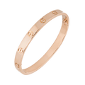 Gold Cartier Love Bracelet with screw motif, luxury jewelry, iconic design, elegant bangle, high-end fashion accessory, timeless style.