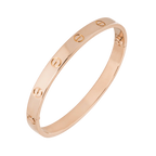 Gold Cartier Love Bracelet with screw motif, luxury jewelry, iconic design, elegant bangle, high-end fashion accessory, timeless style.