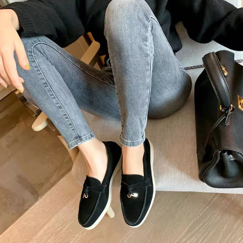 Stylish Women's Suede Loafers