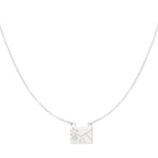 Secret Note Necklace Silver – Stylish Locket Pendant for Women
