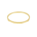 Shaped Bangle Bracelet Gold – Modern Geometric Cuff Jewelry