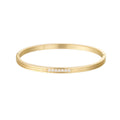 Shiny Stones Bangle Bracelet Gold – Sparkling Gemstone Cuff for Women