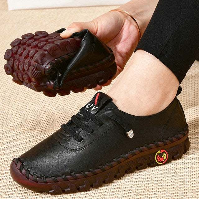 Women Comfortable Flat Loafers Soft Shoes