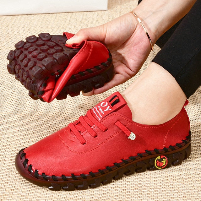 Women Comfortable Flat Loafers Soft Shoes