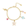 Starfish Bracelet Gold – Ocean-Inspired Charm Jewelry