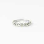 Sterling Silver Ring Featuring Detailed Daisy Accents