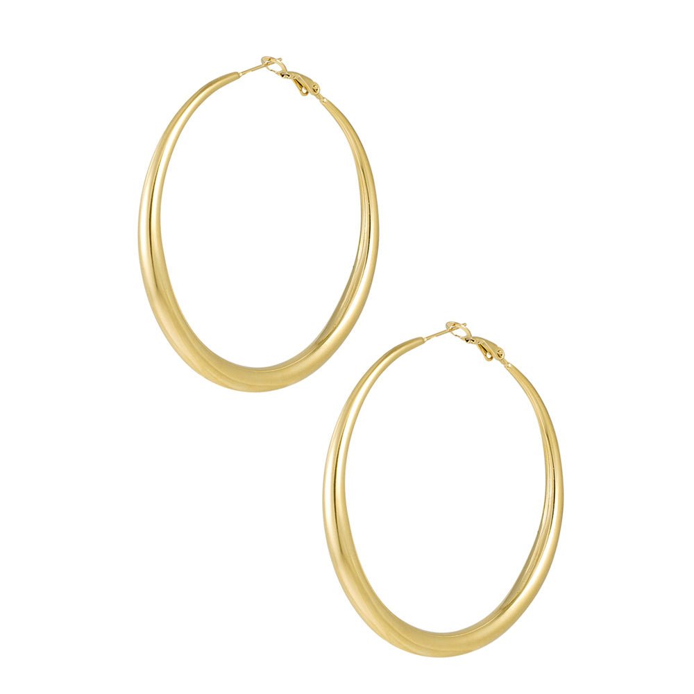 Thin to Thick Gold Hoop Earrings for Women