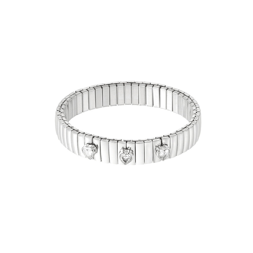 Triple Love Bracelet Silver – Romantic Triple Heart Chain Jewelry