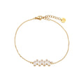 Up and Down Diamonds Bracelet Gold – Sparkling Layered Gem Jewelry