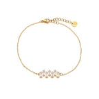 Up and Down Diamonds Bracelet Gold – Sparkling Layered Gem Jewelry