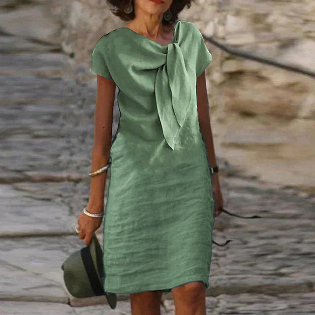 Women's Elegant Short Sleeve Sheath Dress