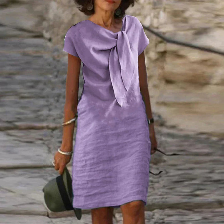 Women's Elegant Short Sleeve Sheath Dress