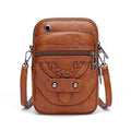 Vintage Leather Crossbody Bag