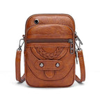 Vintage Leather Crossbody Bag