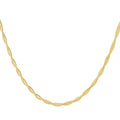 Wave Chain Necklace Gold – Trendy Wavy Link Chain for Women