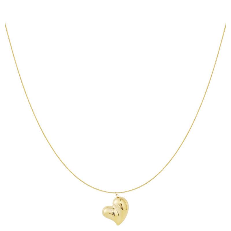 Whispers from the Heart Pregnancy Necklace Gold – Soothing Maternity Jewelry