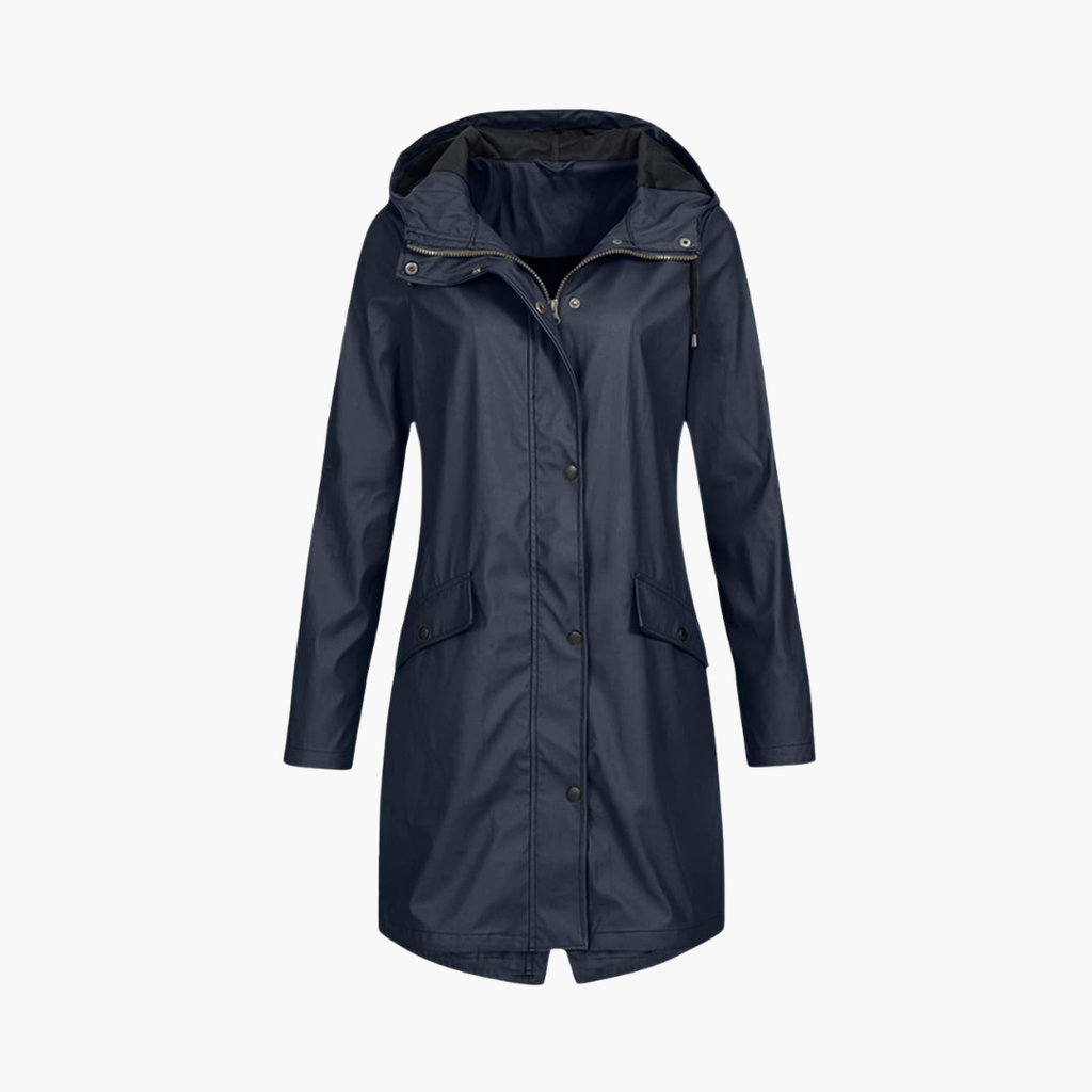 Raincoat – Hooded Design – Zip Closure