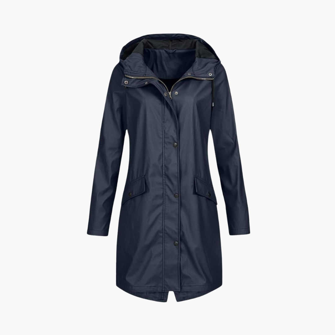 Raincoat – Hooded Design – Zip Closure