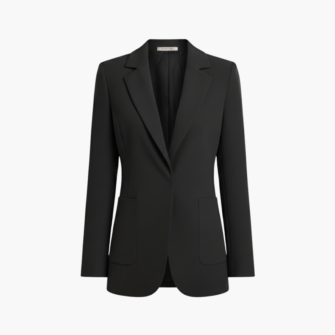 Blazer Jacket – Open Front – Long Sleeves