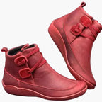 Ankle Boots – Slip-On Entry – Rubber Sole