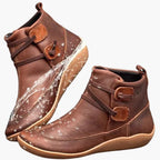 Ankle Boots – Slip-On Entry – Rubber Sole