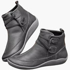 Ankle Boots – Slip-On Entry – Rubber Sole