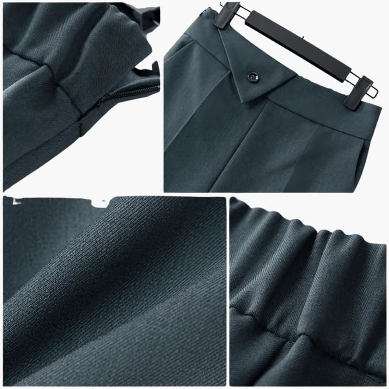 Two-Piece Blazer Set – Structured Fit – Straight Trousers